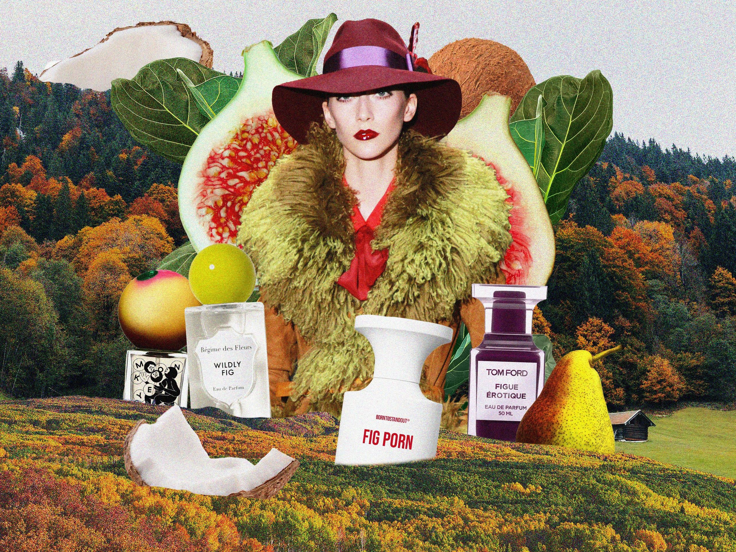 Image may contain Adult Person Clothing Hat Food Fruit Plant Produce Face Head Photography Portrait and Grass