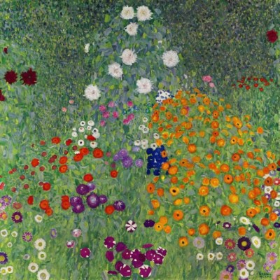 Gustav Klimt, Bauerngarten (Flower Garden), 1907