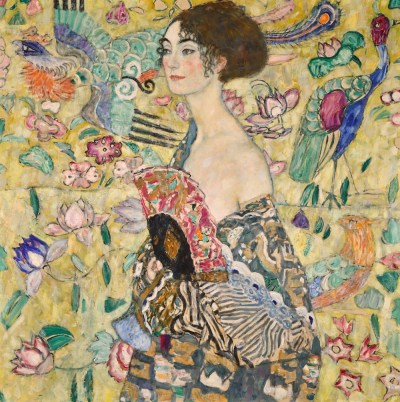 Gustav Klimt, Dame mit Fächer (Lady with a Fan), 1917−1918