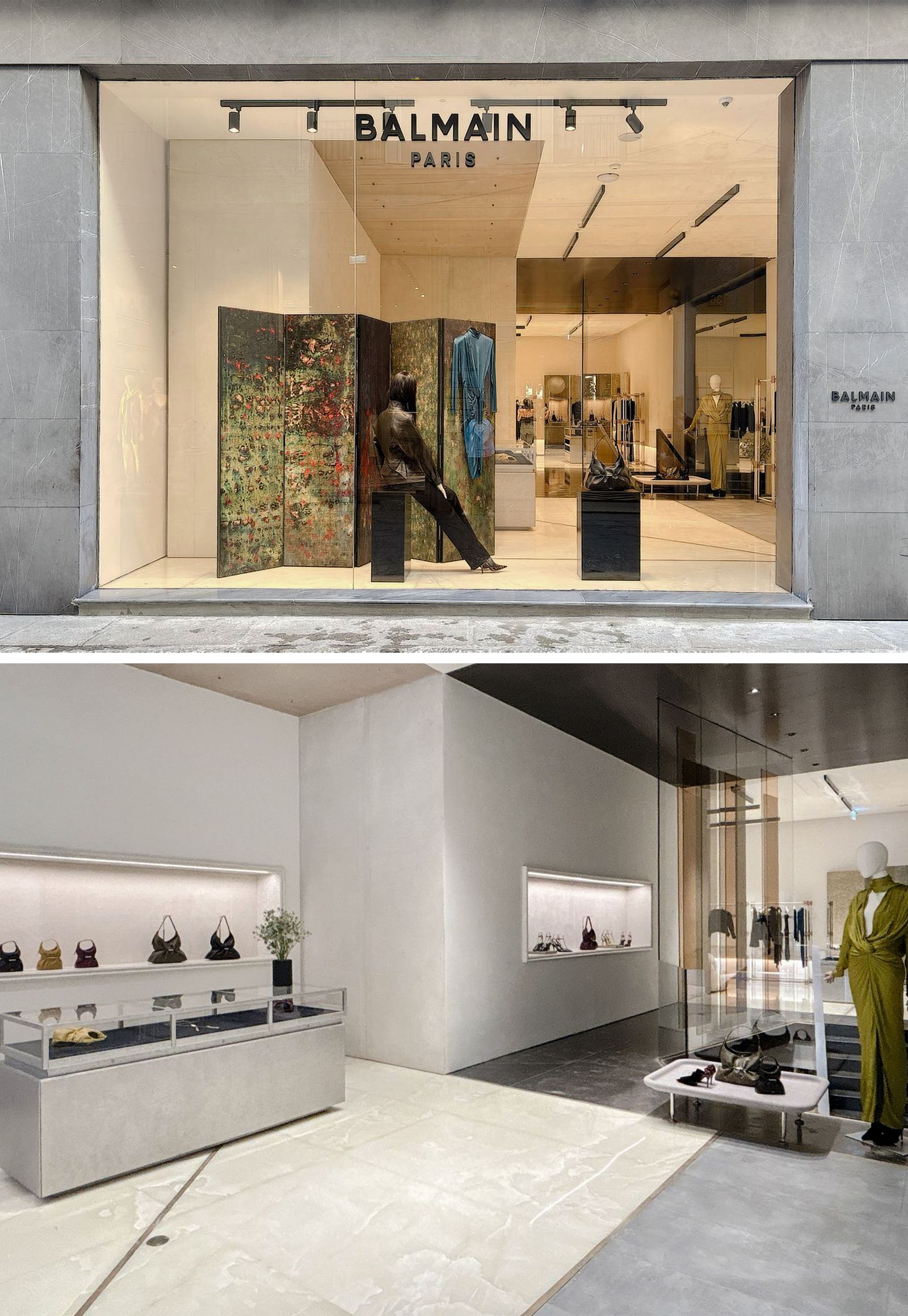 Image may contain Person Adult Shop Accessories Bag Handbag Plant Clothing Footwear Shoe and Indoors