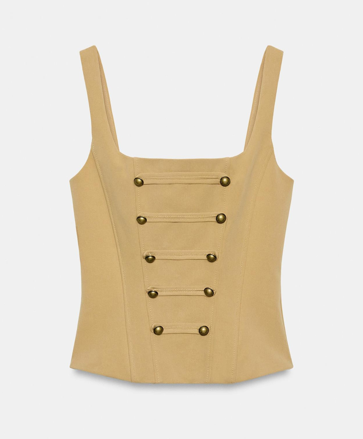 Zara, Buttoned Corset Top