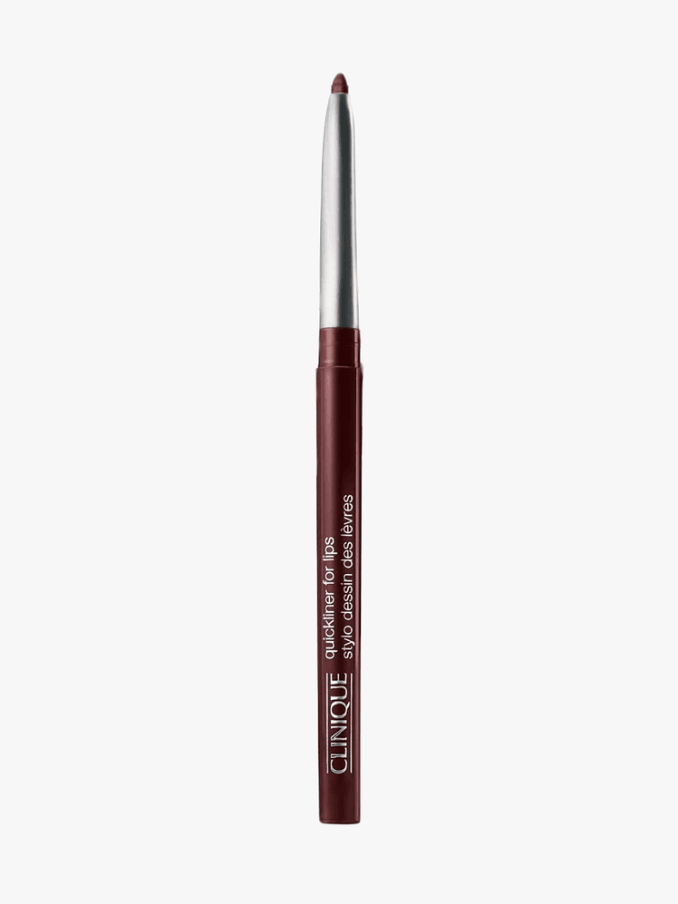 Clinique Long Lasting Quickliner Lip Liner in branded component on a light gray background